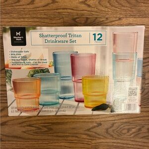 Members Mark Shatterproof Tritan Drinkware Set - 12 Piece